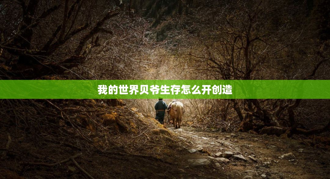 我的世界贝爷生存怎么开创造